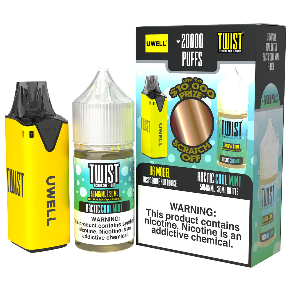 DV x Uwell V6 - Twist - Arctic Cool Mint